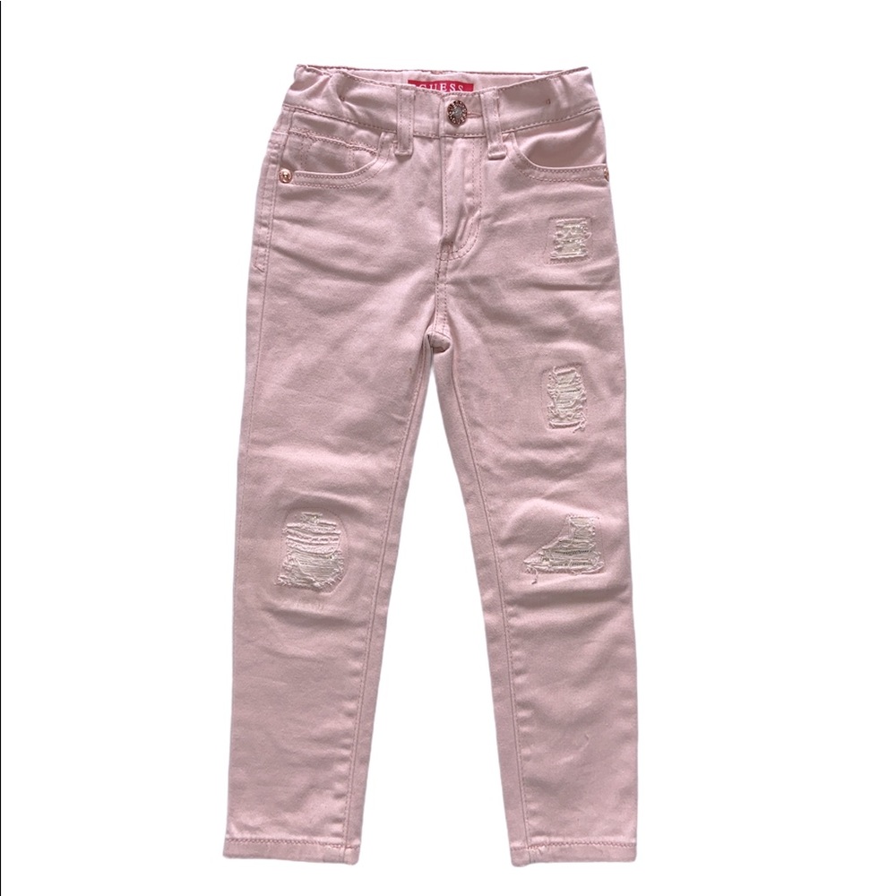 Pink and Gold Guess Jeans